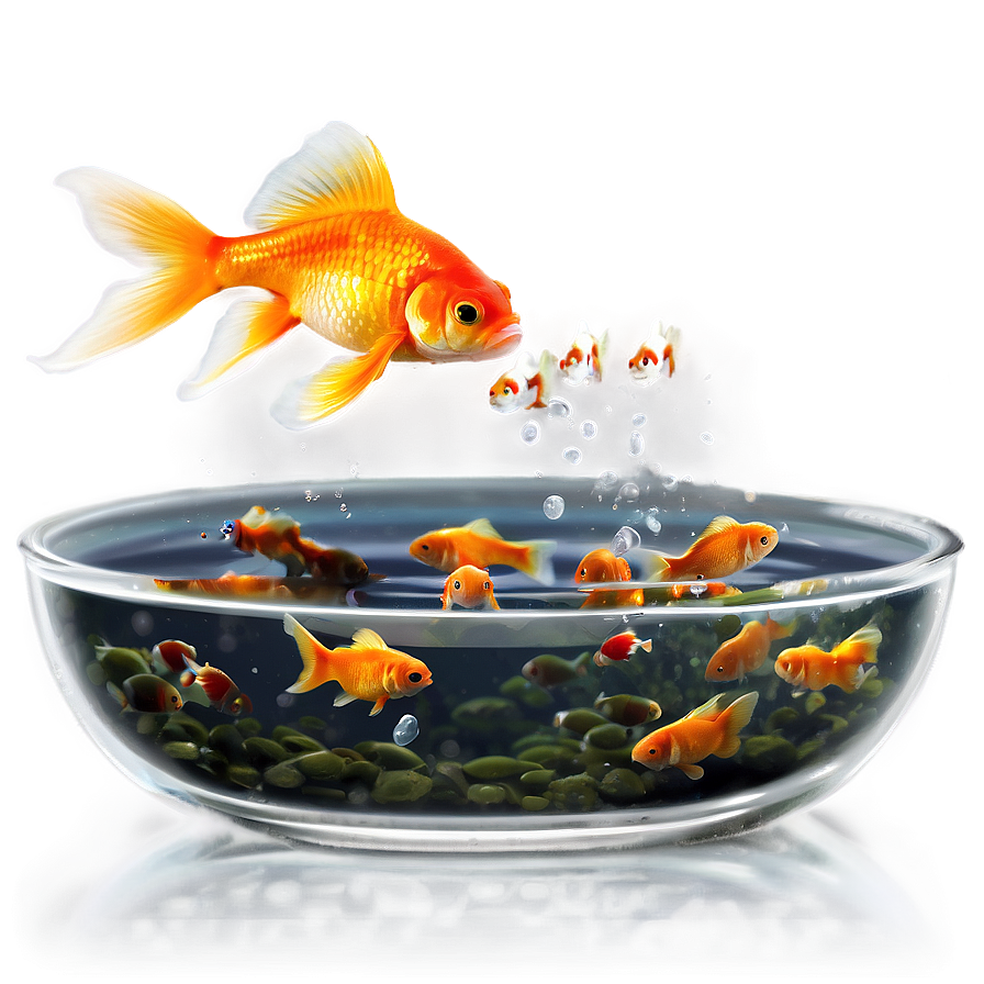 Goldfish Feeding Time Png Soc PNG image