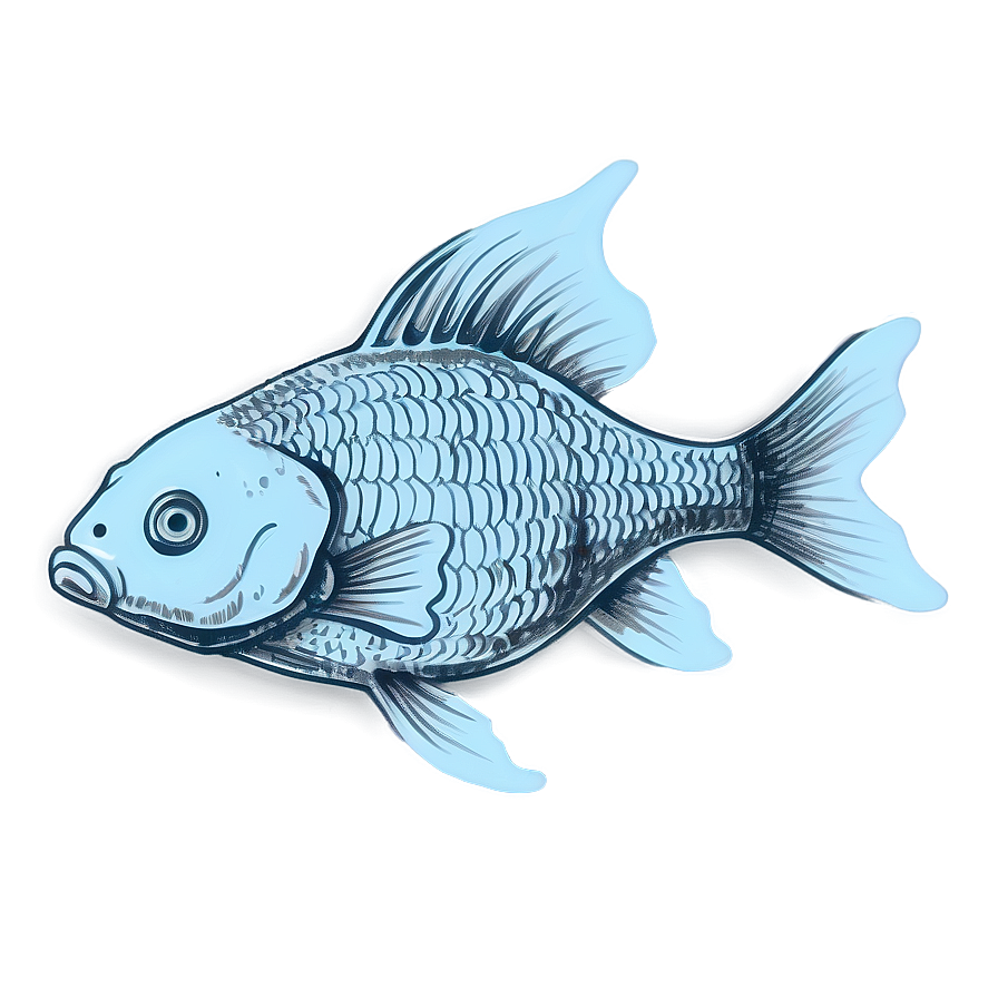 Goldfish Sketch Png 11 PNG image