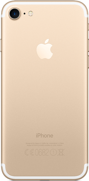 Goldi Phone Back View PNG image