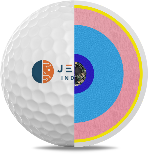 Golf Ball Half Electronics PNG image