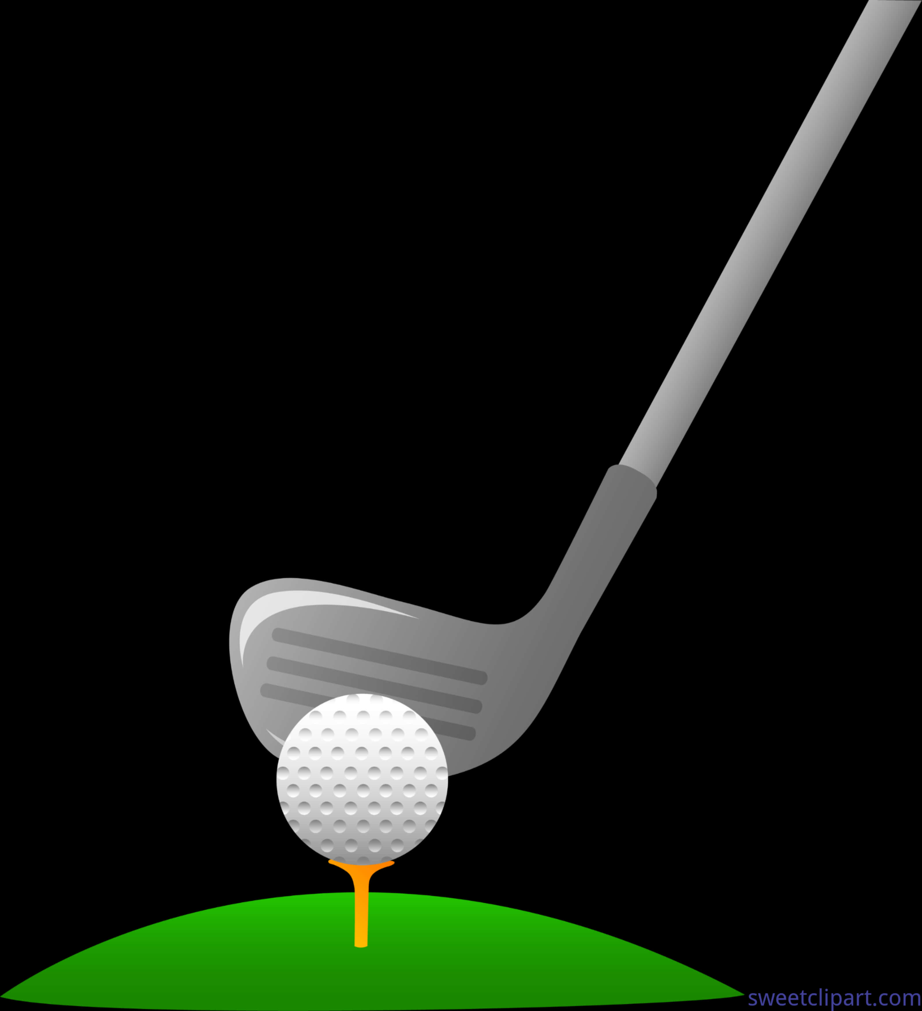 Golf Cluband Ball Readyfor Drive PNG image