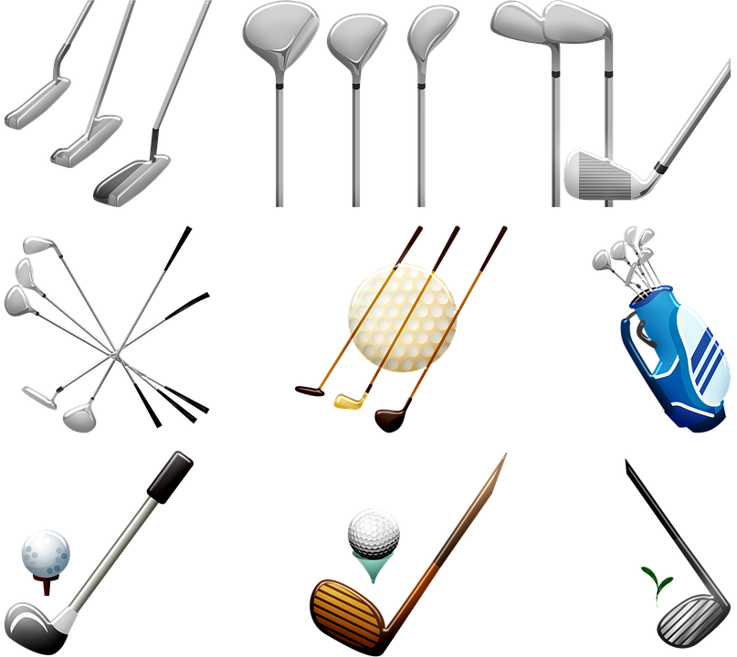 Golf Clubsand Accessories PNG image