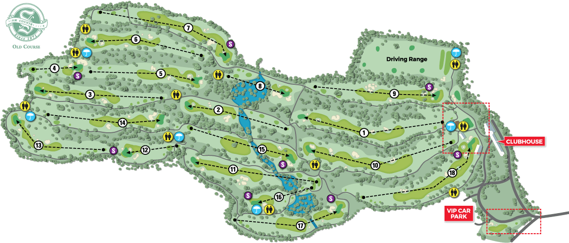 Golf Course Layout Thailand PNG image