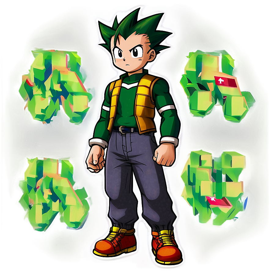 Gon Freecss Greed Island Card Png 06252024 PNG image