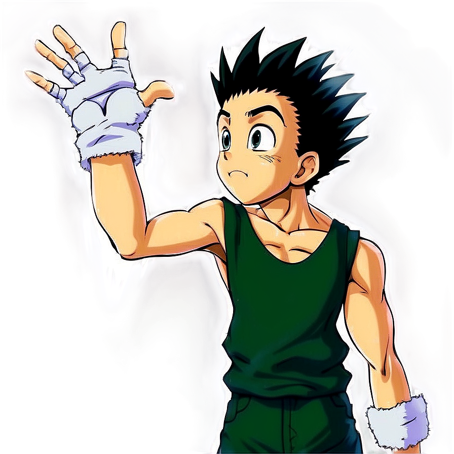 Gon Freecss Transformation Scene Png 06252024 PNG Image