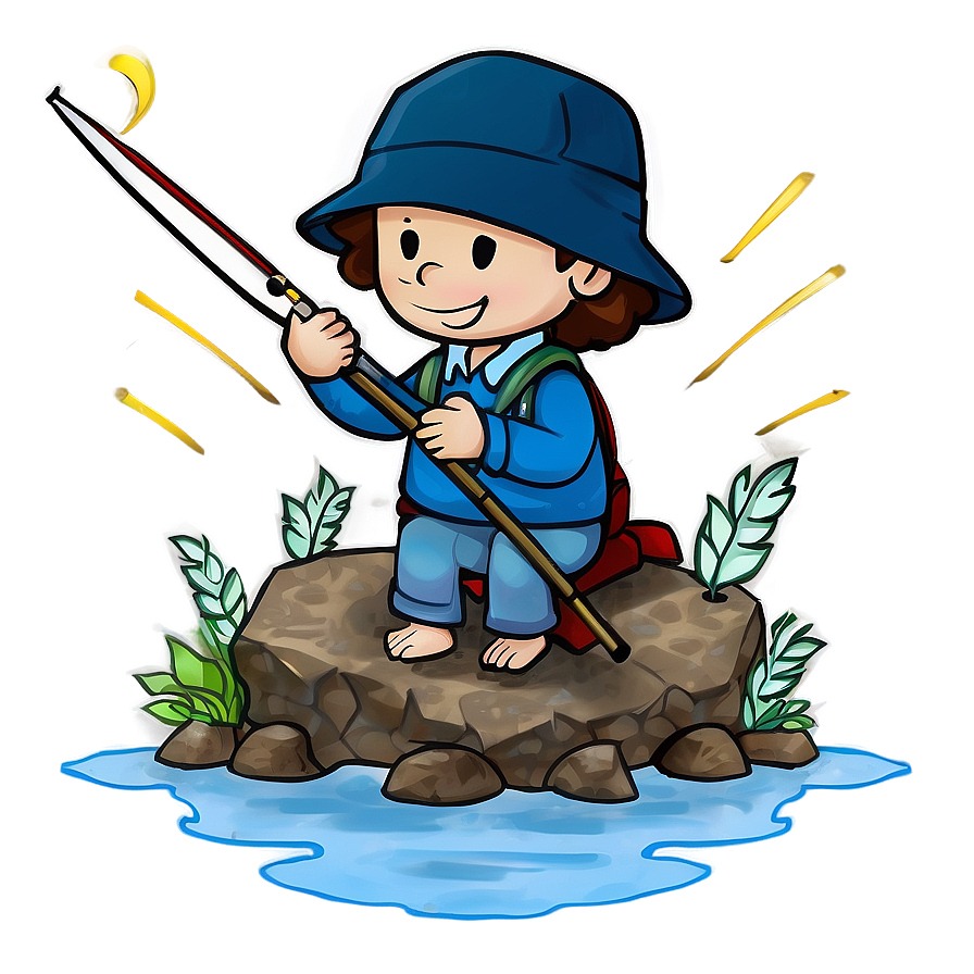 Gone Fishing C PNG image