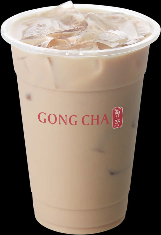 Gong Cha Bubble Tea Cup PNG image