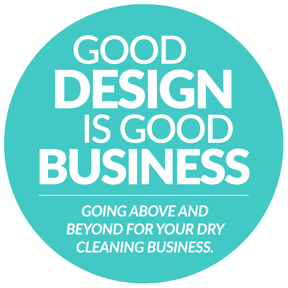 Good Design Business Motto Circle PNG image