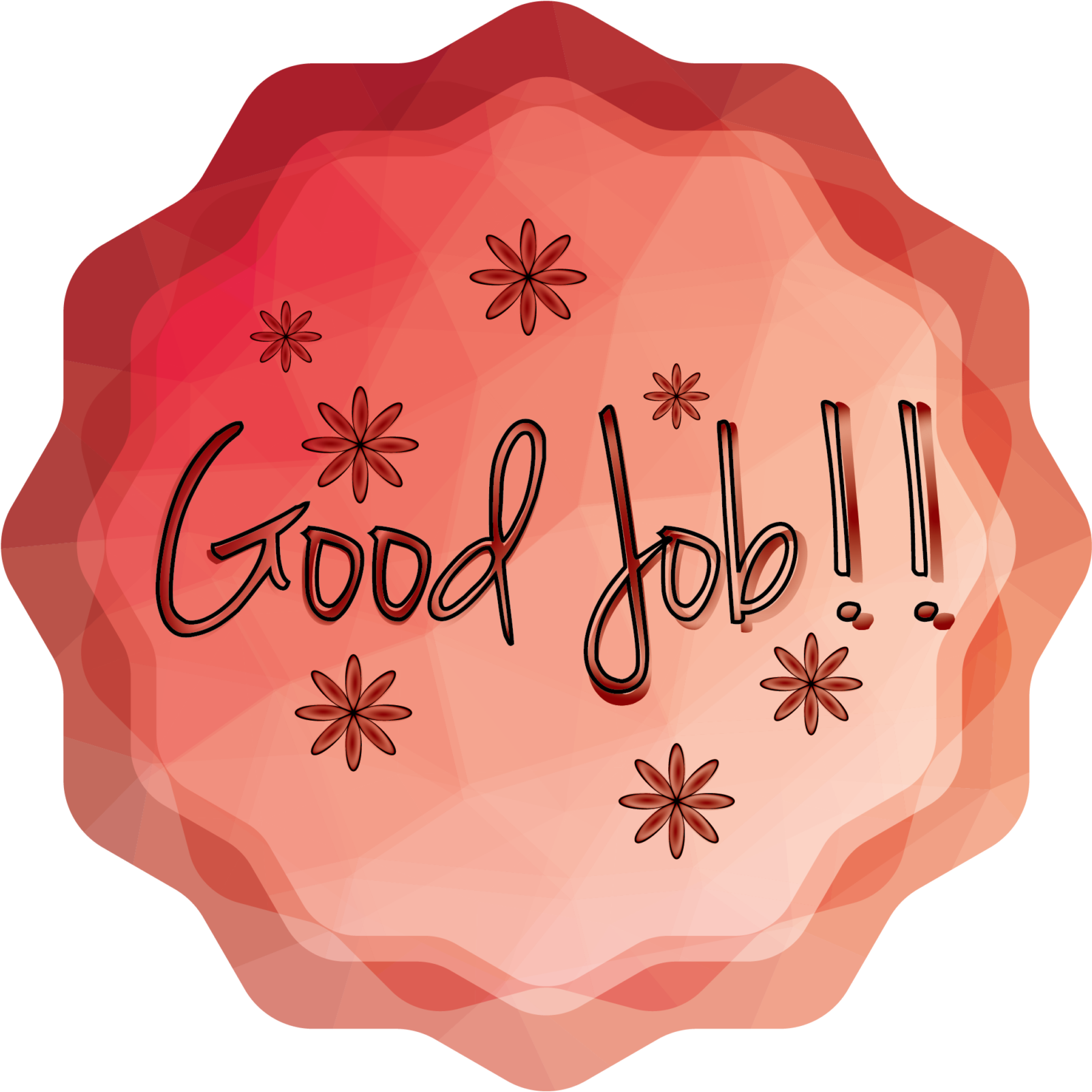 Good Job Appreciation Graphic PNG image