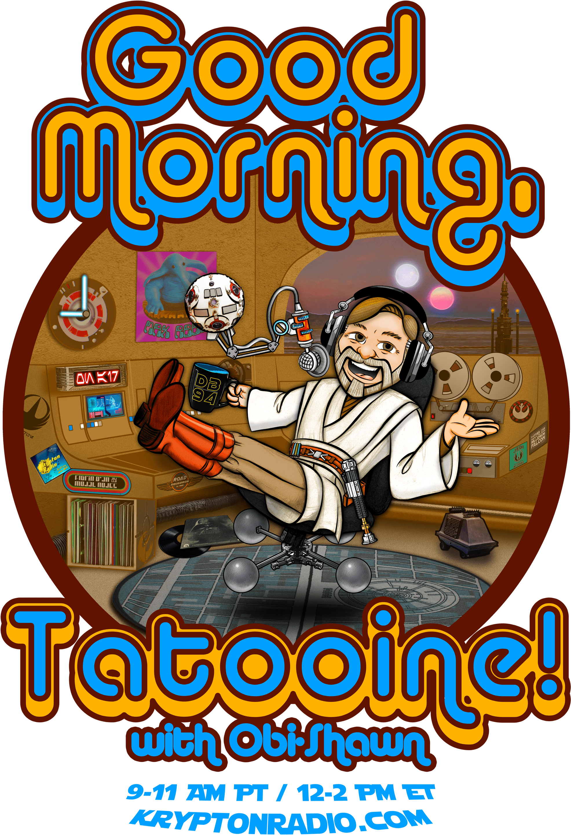 Good Morning Tatooine Radio Show Poster PNG image