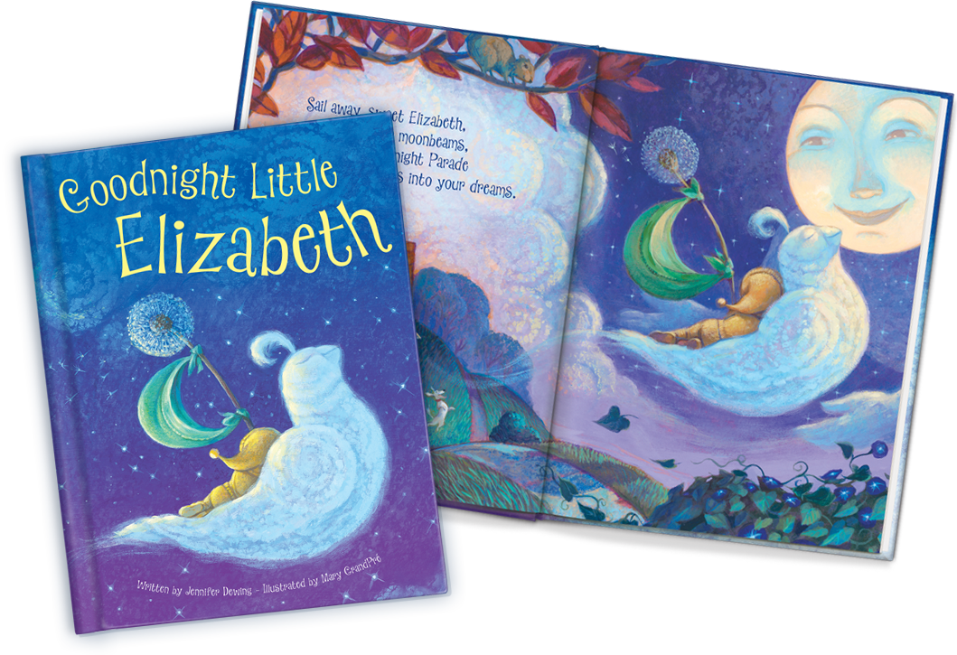 Goodnight Little Elizabeth Childrens Book PNG image