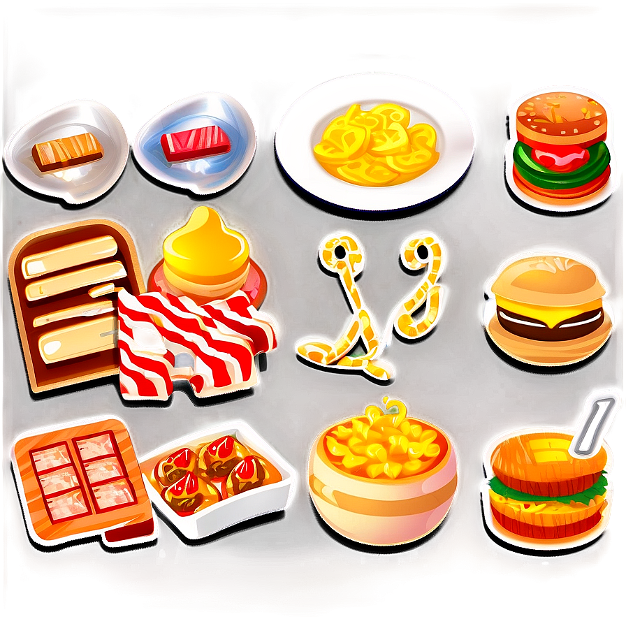 Goodnotes Food Stickers Png Hln52 PNG image