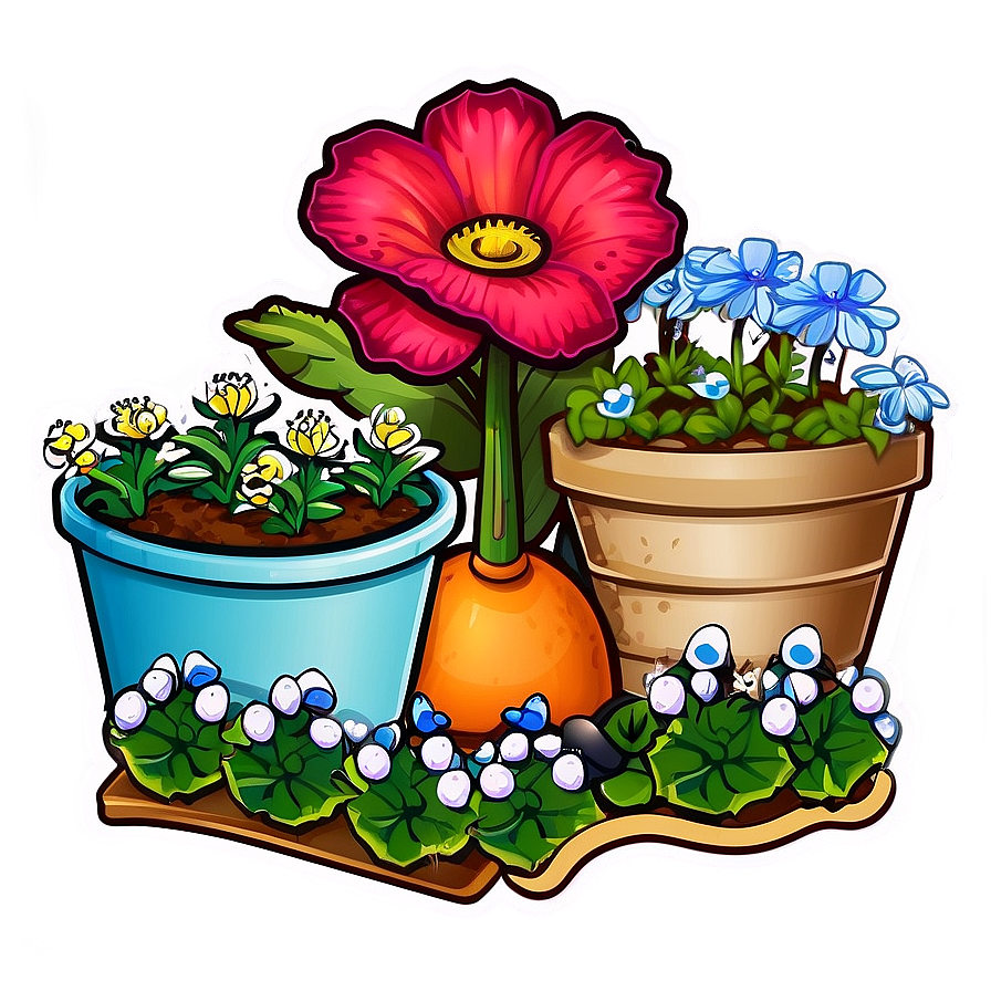 Goodnotes Gardening Stickers Png Sbp PNG image