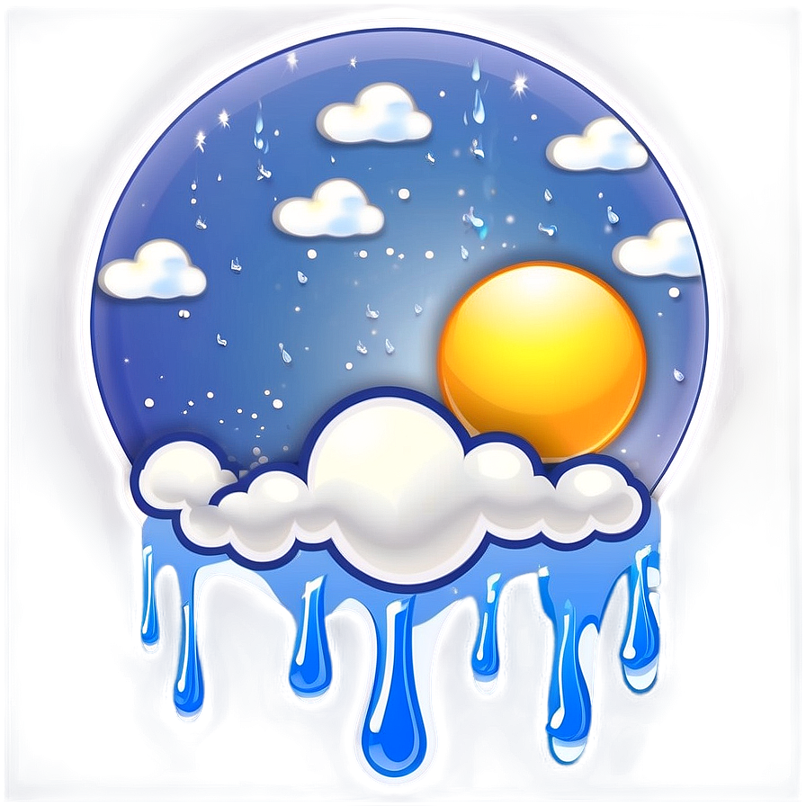 Goodnotes Weather Stickers Png 06282024 PNG image