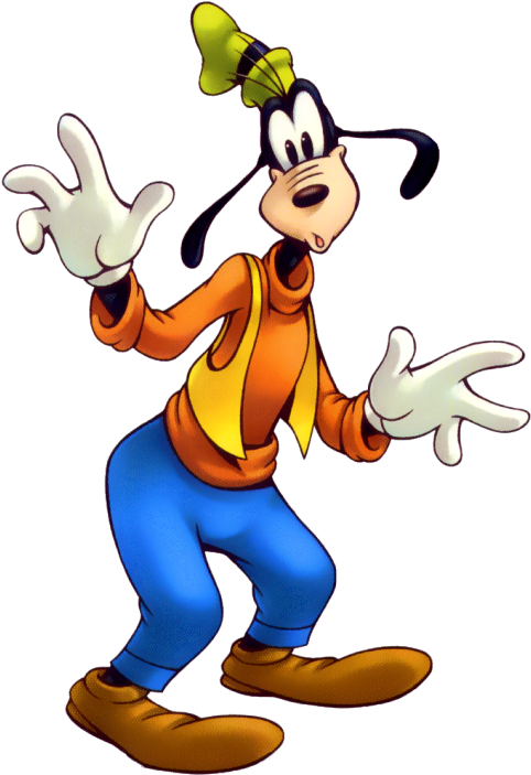 Goofy Character Pose PNG image
