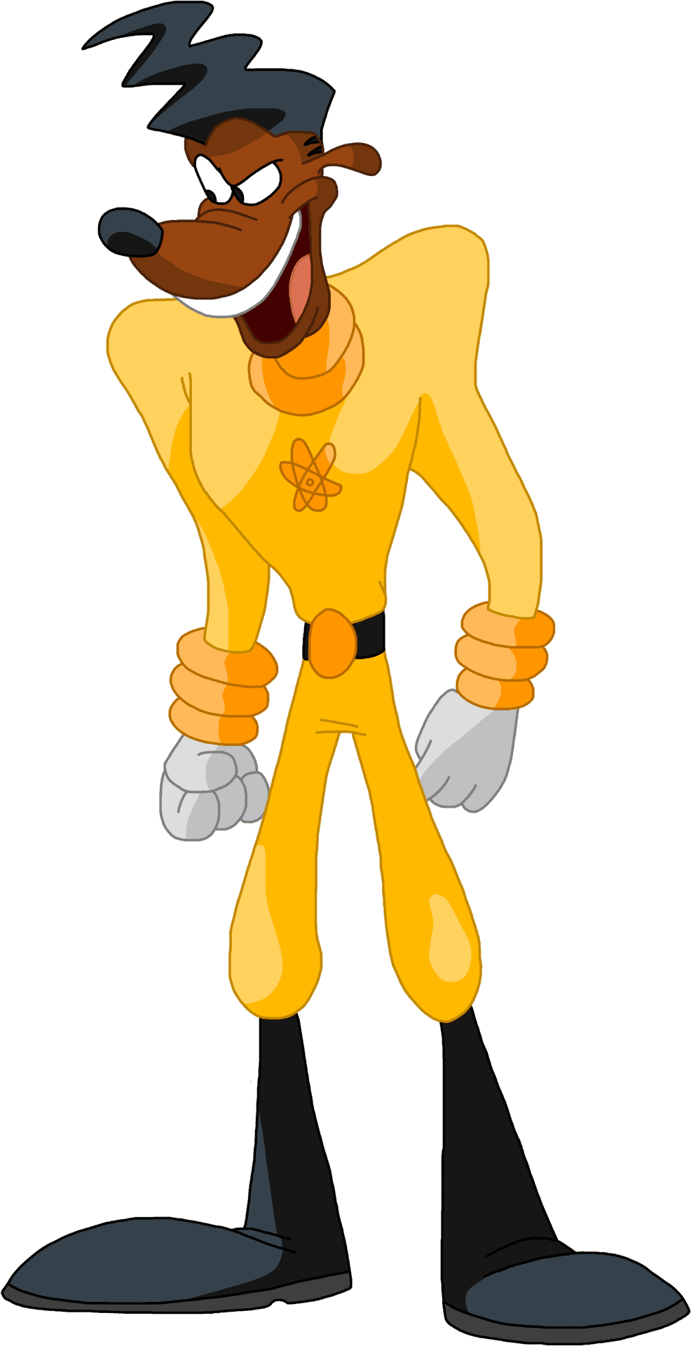 Goofy Character Standing Pose PNG image