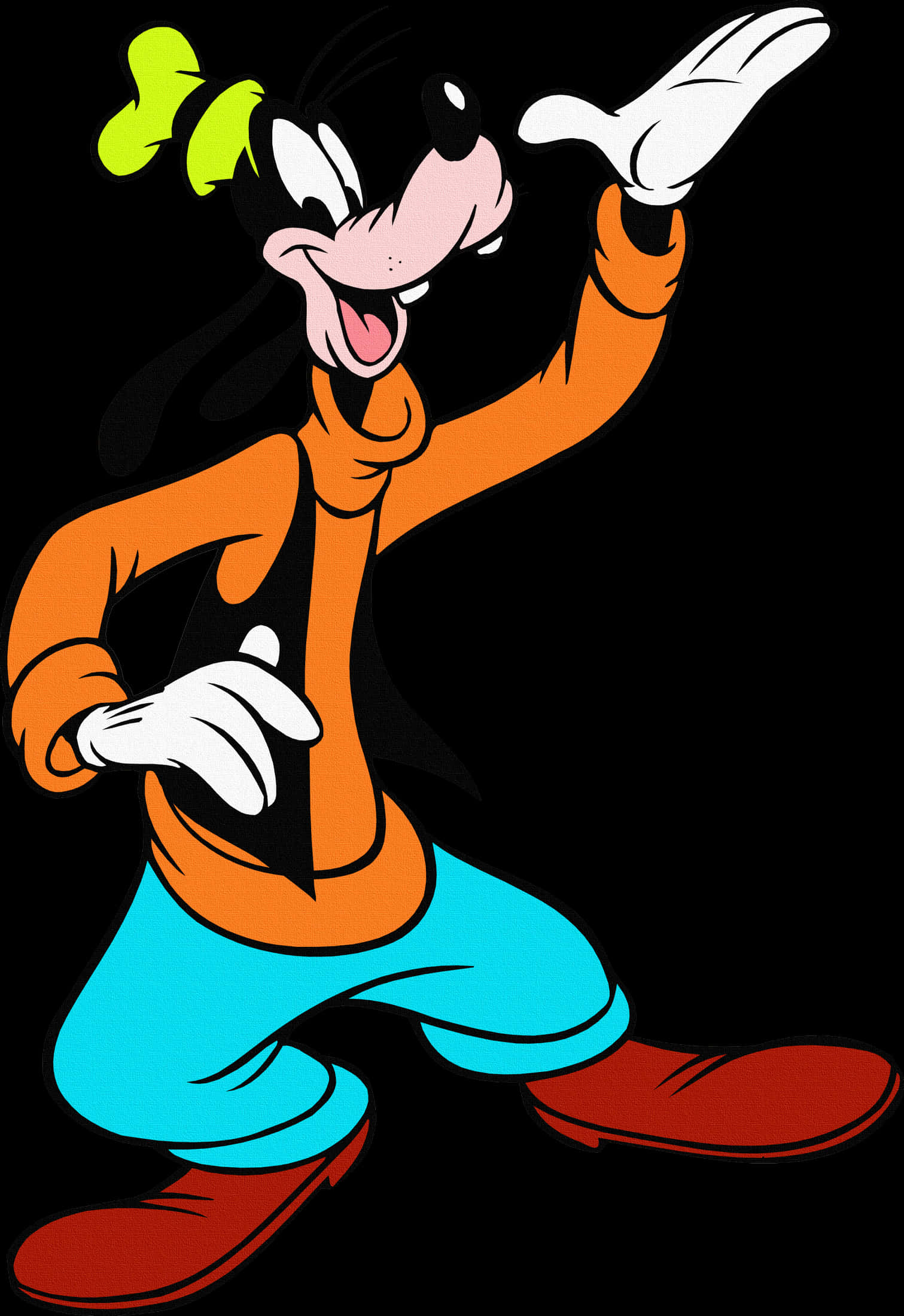 Goofy Classic Pose PNG image