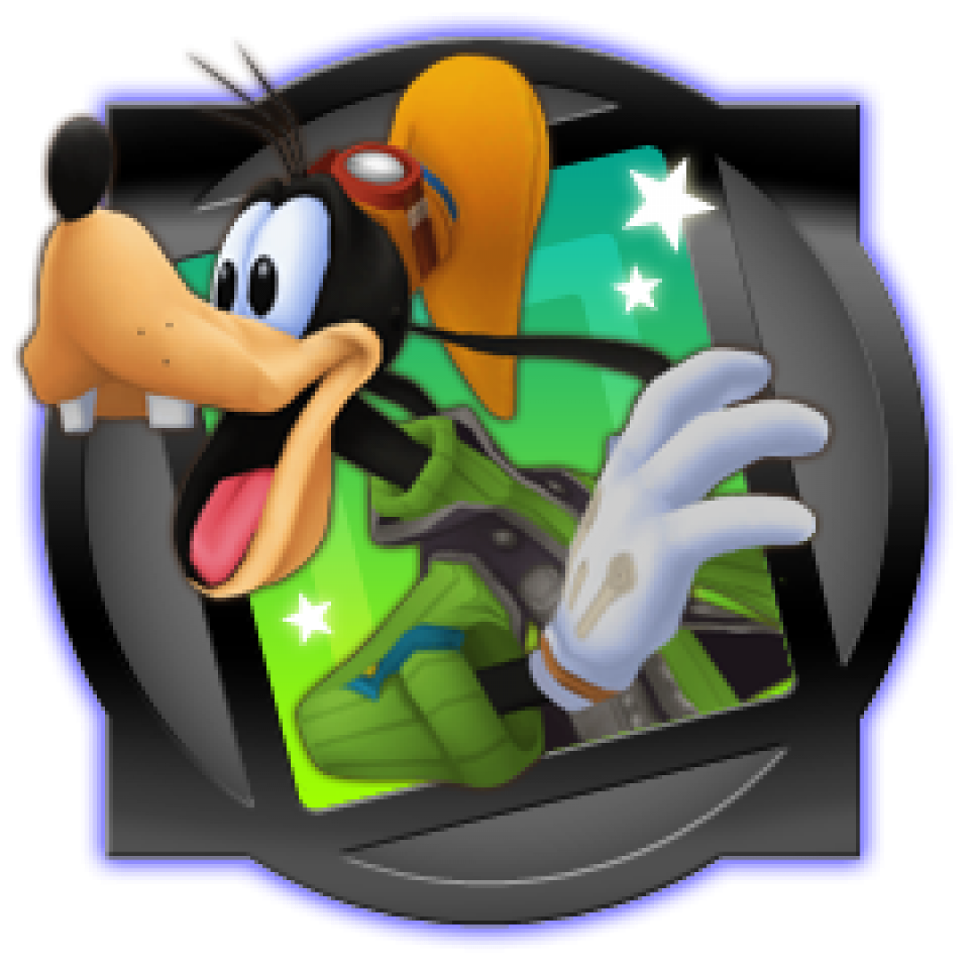 Goofy Driving Cartoon Character PNG image