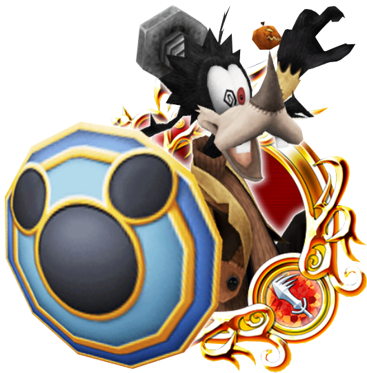 Goofy Shield Action Pose PNG image