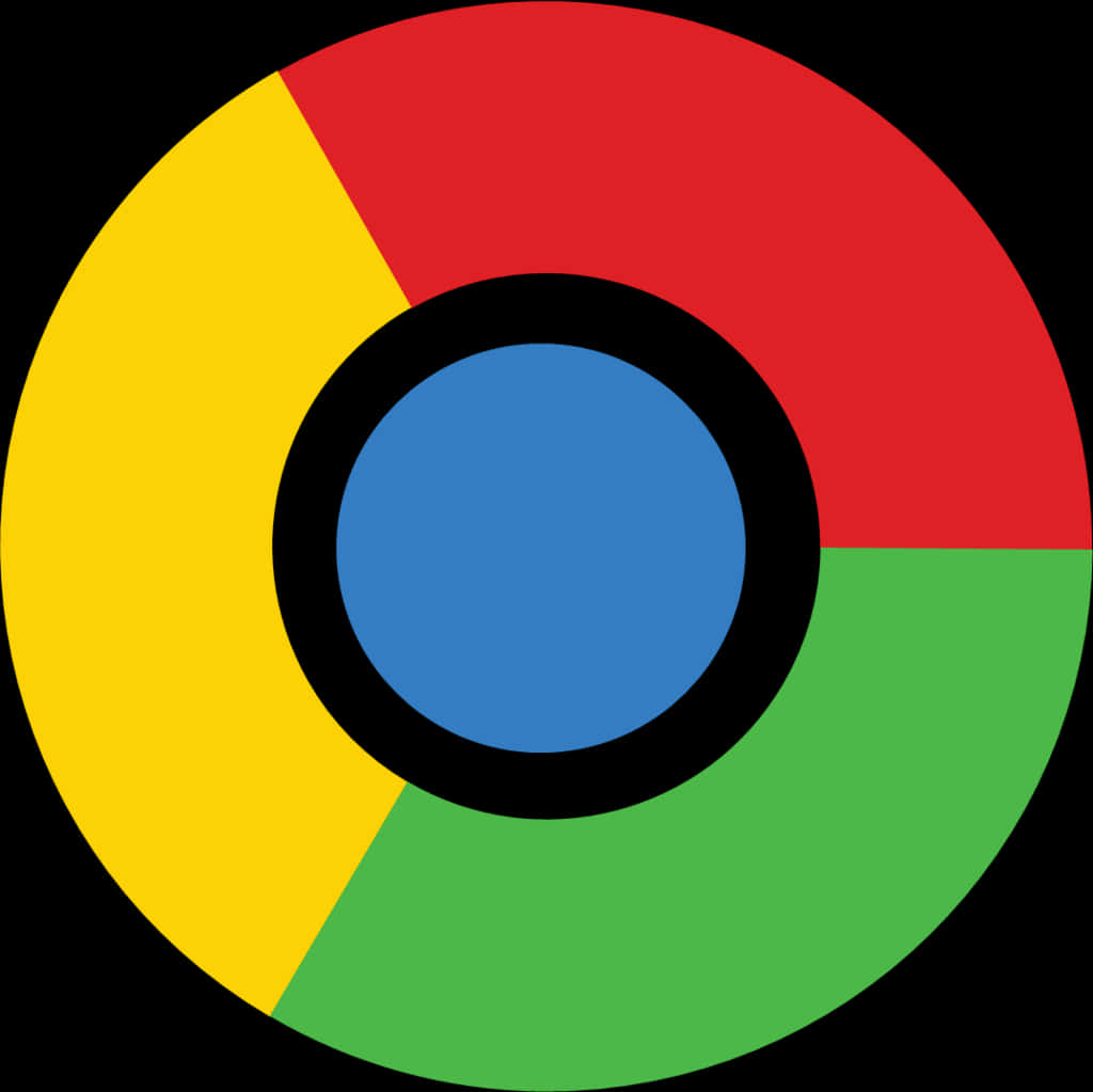 Google Chrome Logo Stylized PNG image