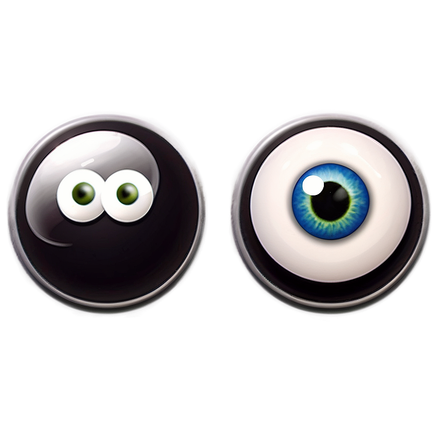 Googly Eyes Cartoon Png 05242024 PNG image