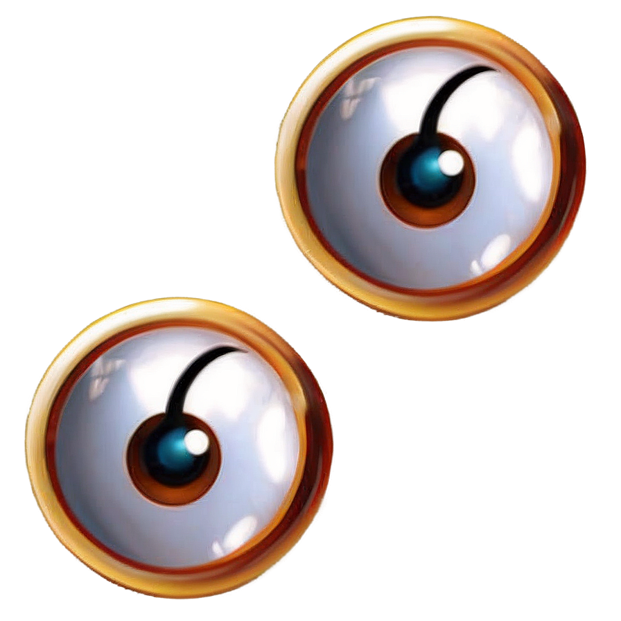 Googly Eyes On White Png Wpk PNG image