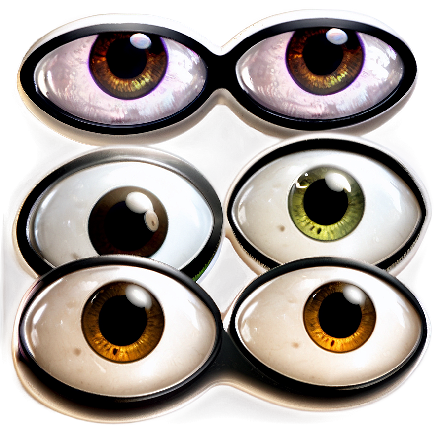 Googly Eyes Pack Png 05242024 PNG image