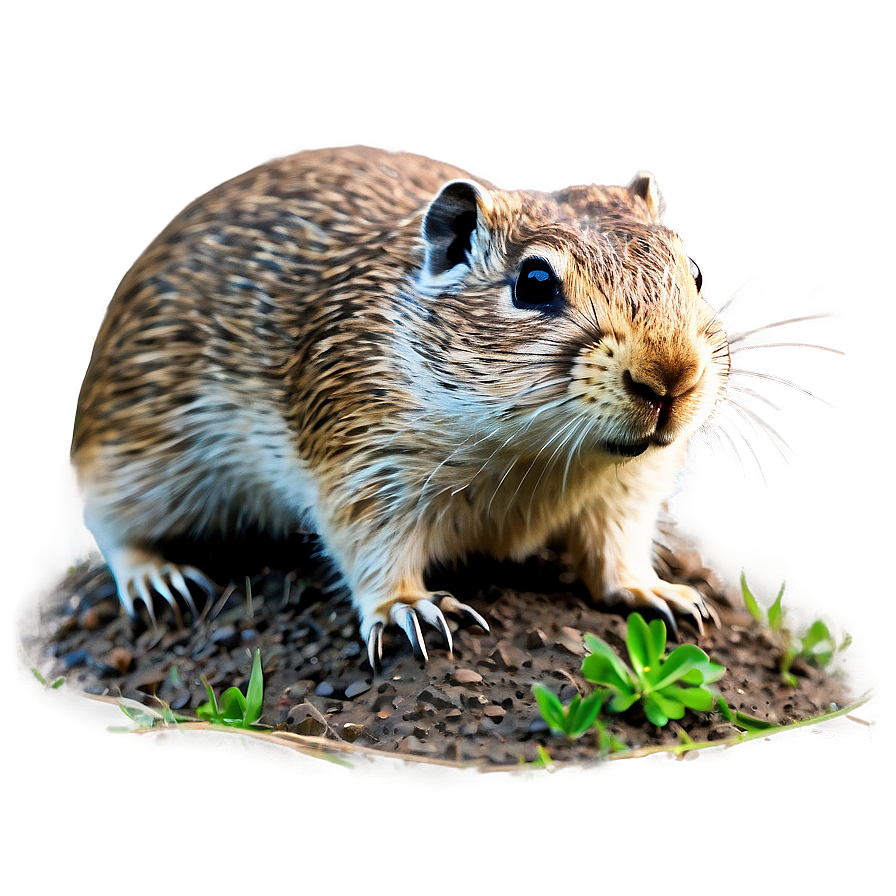 Gopher Burrowing Vector Png 06292024 PNG image