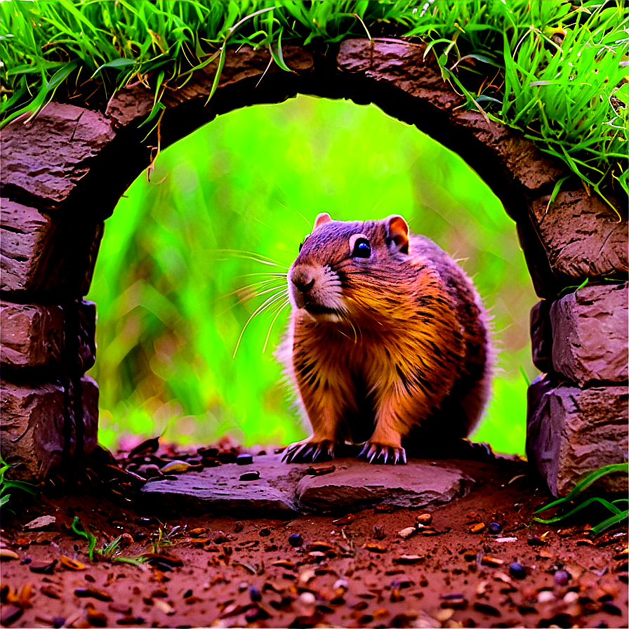 Gopher In A Tunnel Png 69 PNG image