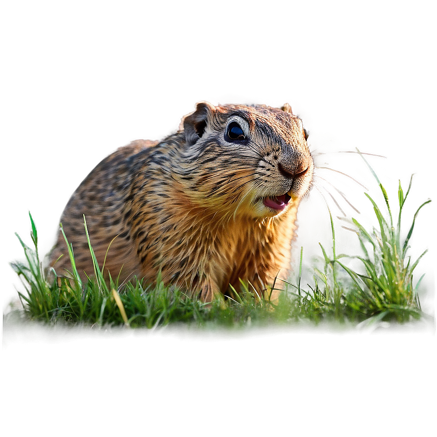 Gopher In Grassland Scene Png 06292024 PNG image