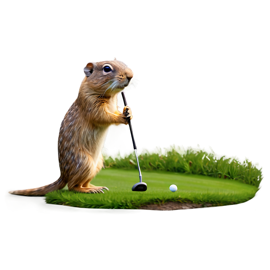 Gopher On Golf Course Png Oxi49 PNG image