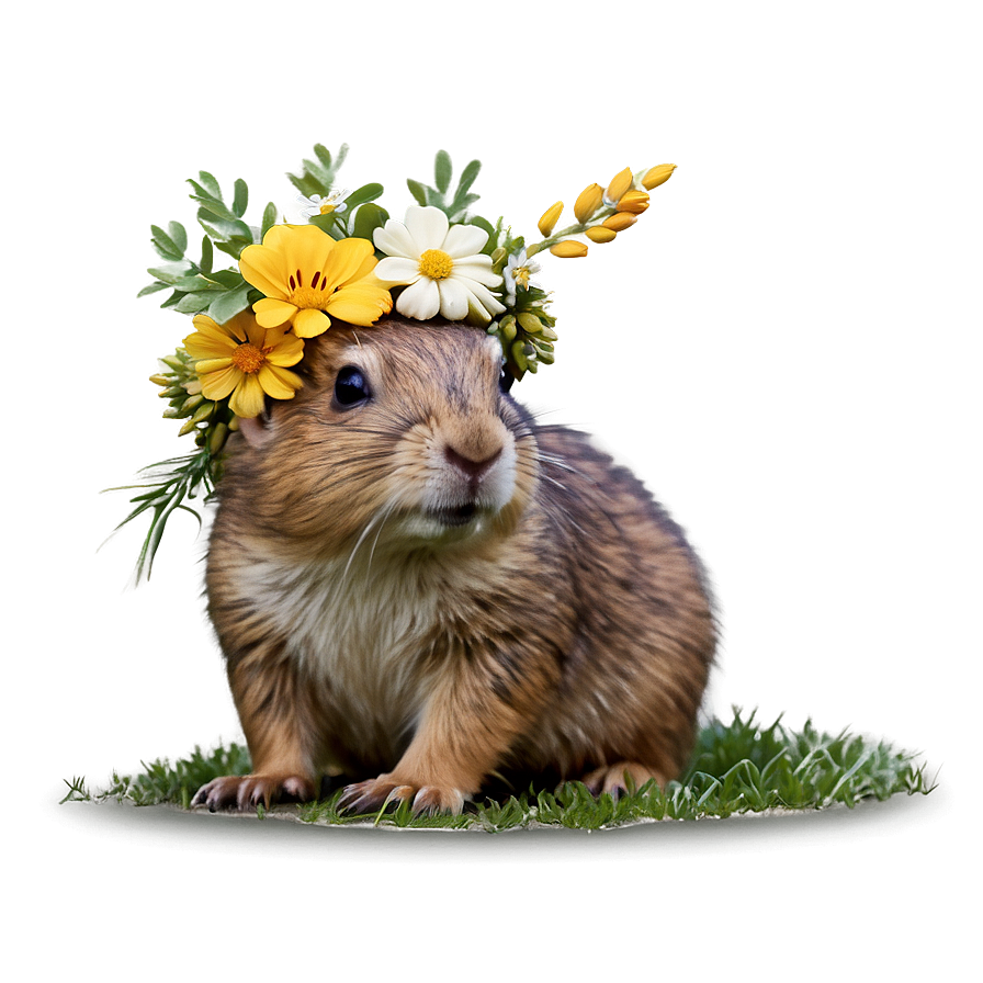 Gopher With Flower Crown Png Lgb87 PNG image