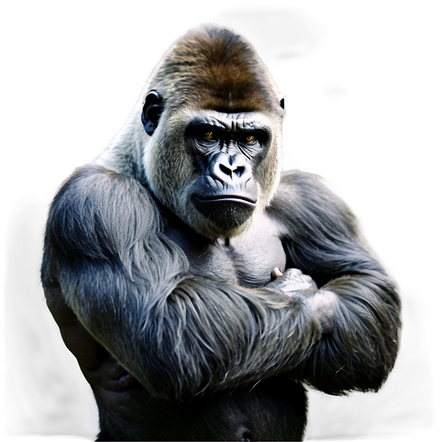 Gorilla Anger Pose Png Vid53 PNG image