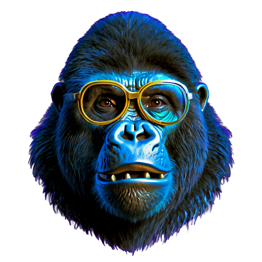 Gorilla Tag Fancy Glasses Png 45 PNG image