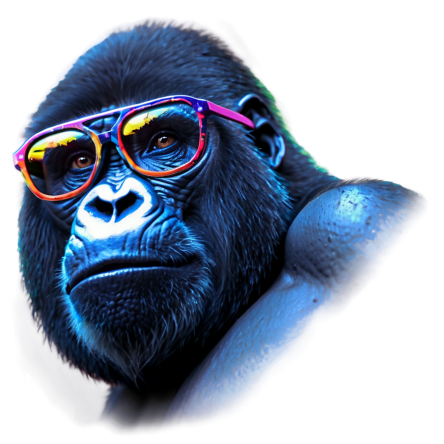 Gorilla Tag Glasses Art Png Obg86 PNG image