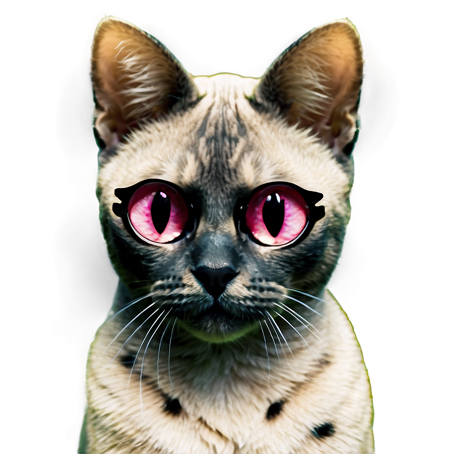 Goth Cat Filter Png 06282024 PNG image