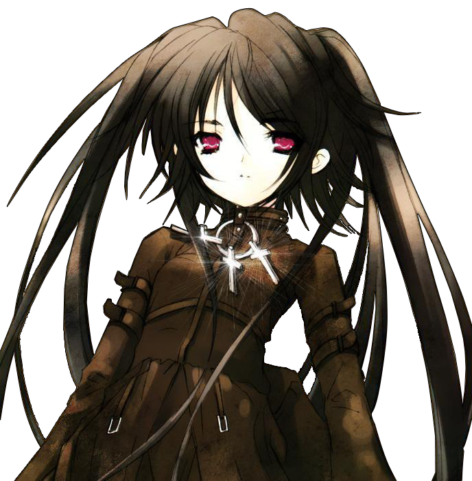 Gothic Anime Vampire Girl PNG image