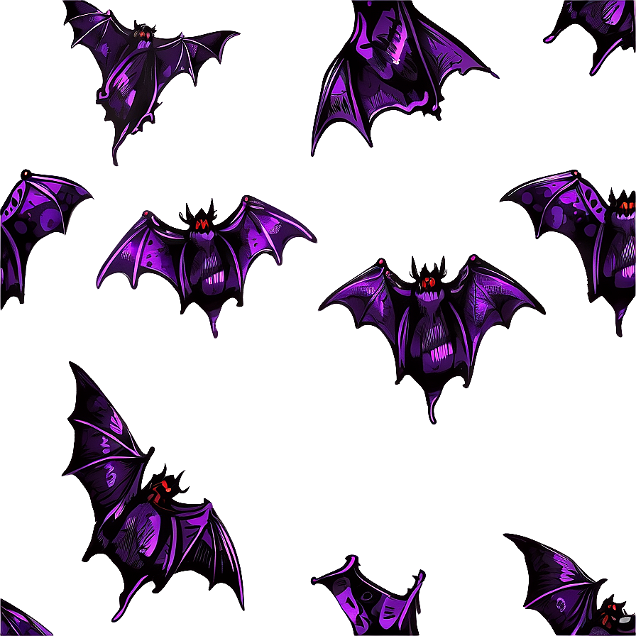 Gothic Bats Art Png 05232024 PNG image