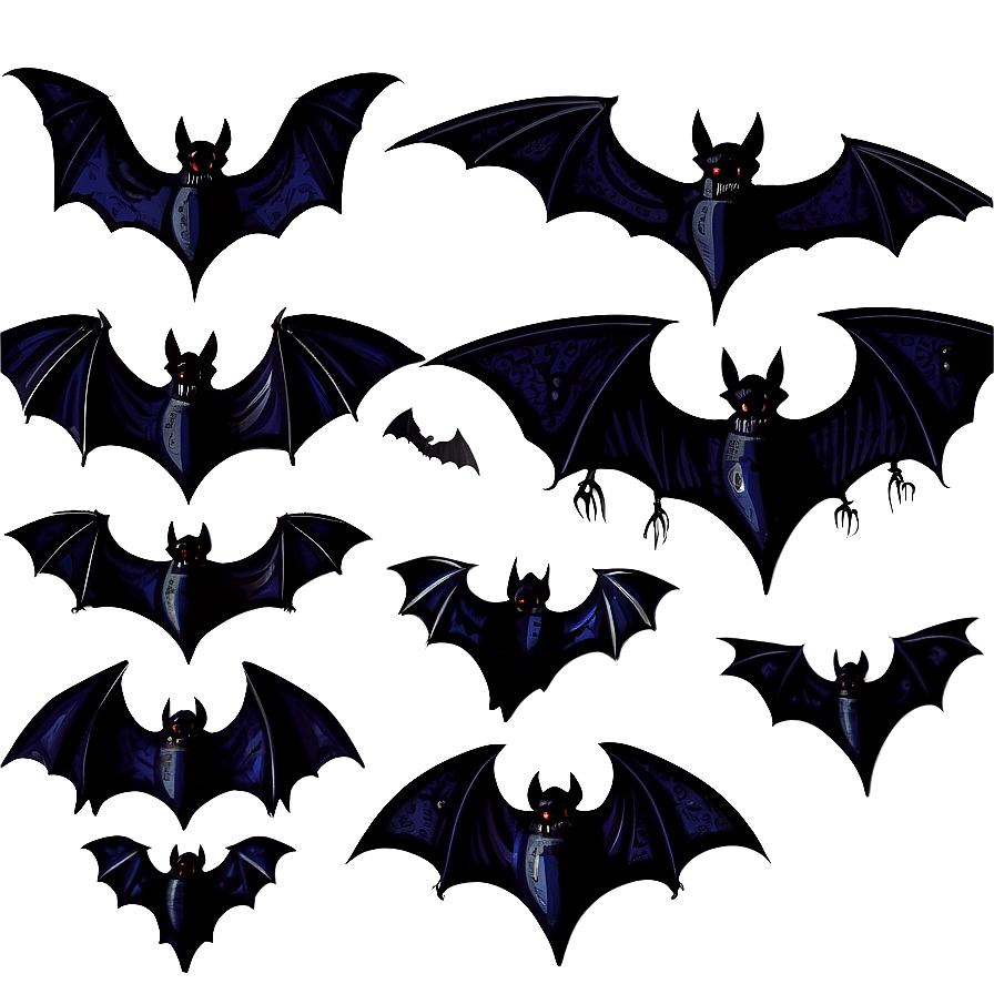 Gothic Bats Art Png Pum94 PNG image