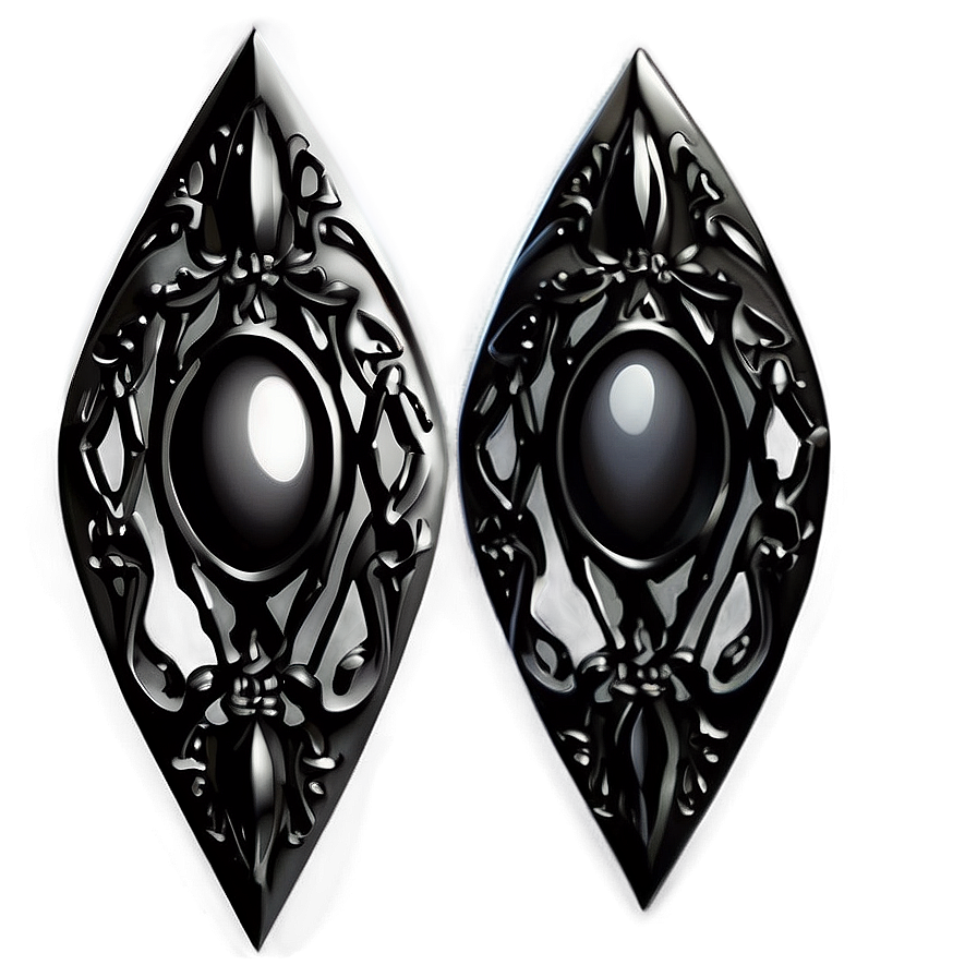 Gothic Black Design Png 06262024 PNG image