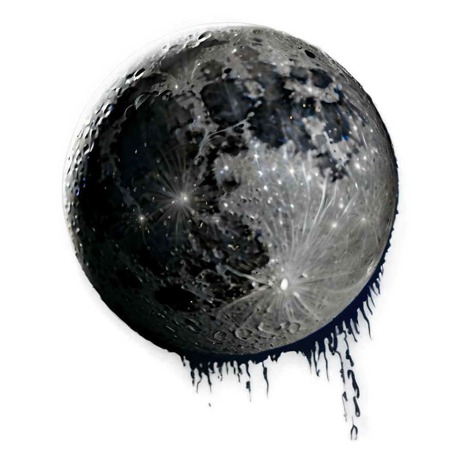 Gothic Black Moon Png 06252024 PNG image