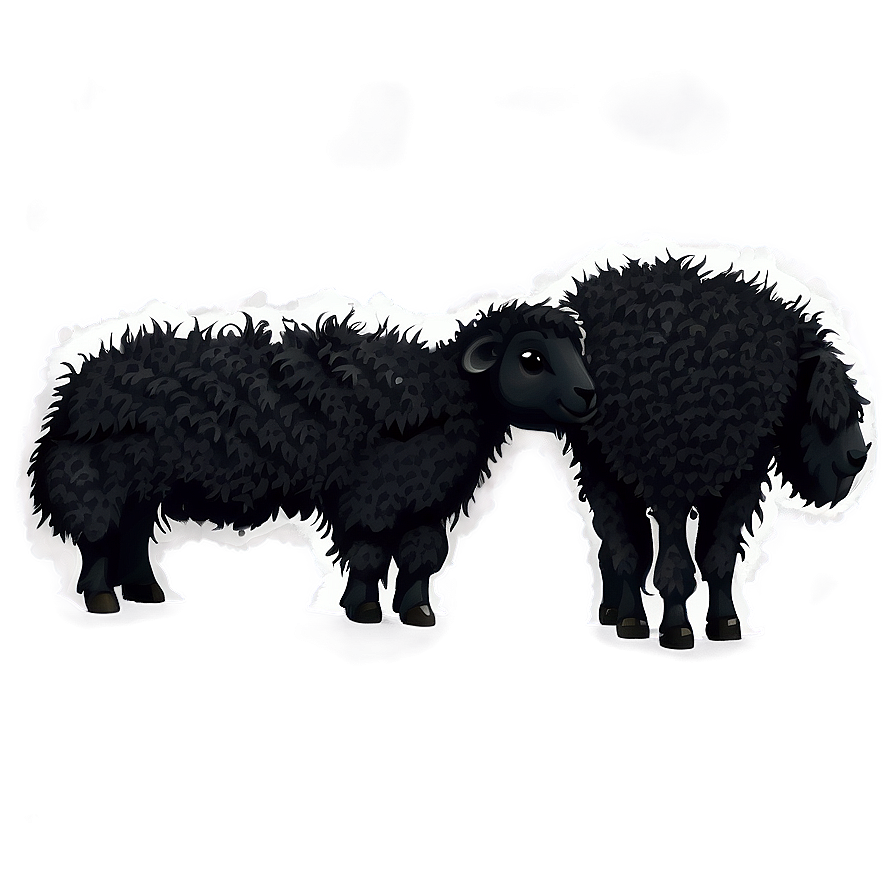 Gothic Black Sheep Png Ctc PNG image