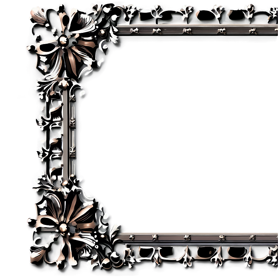 Gothic Border Frame Png 06262024 PNG image