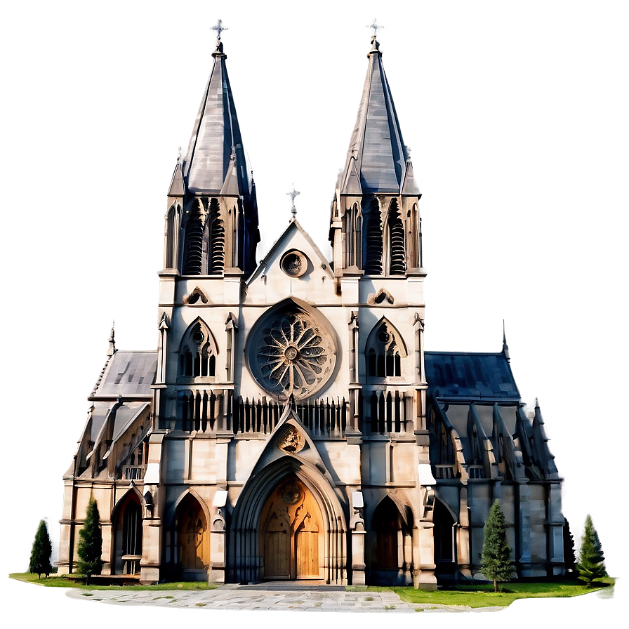 Gothic Cathedral Building Png 25 PNG image