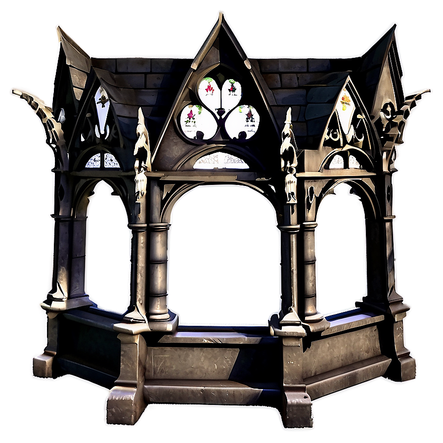 Gothic Church Altar Png 06242024 PNG image