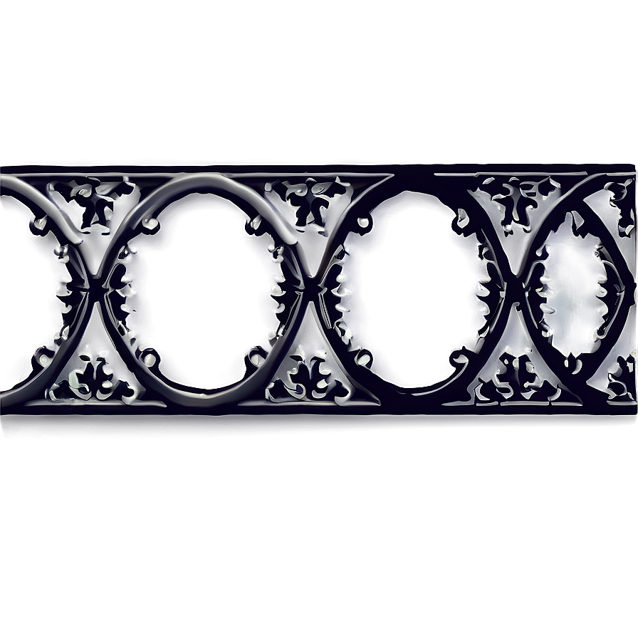 Gothic Decorative Line Png 21 PNG image