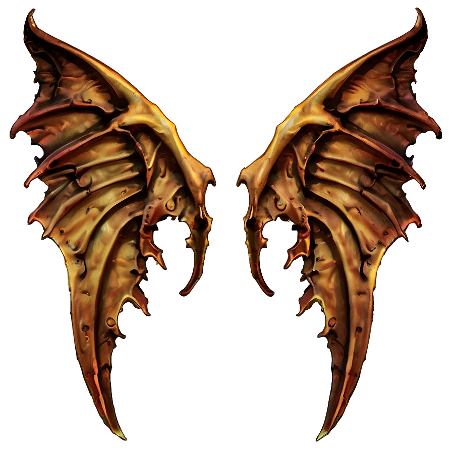 Gothic Demon Wings Png 06262024 PNG image