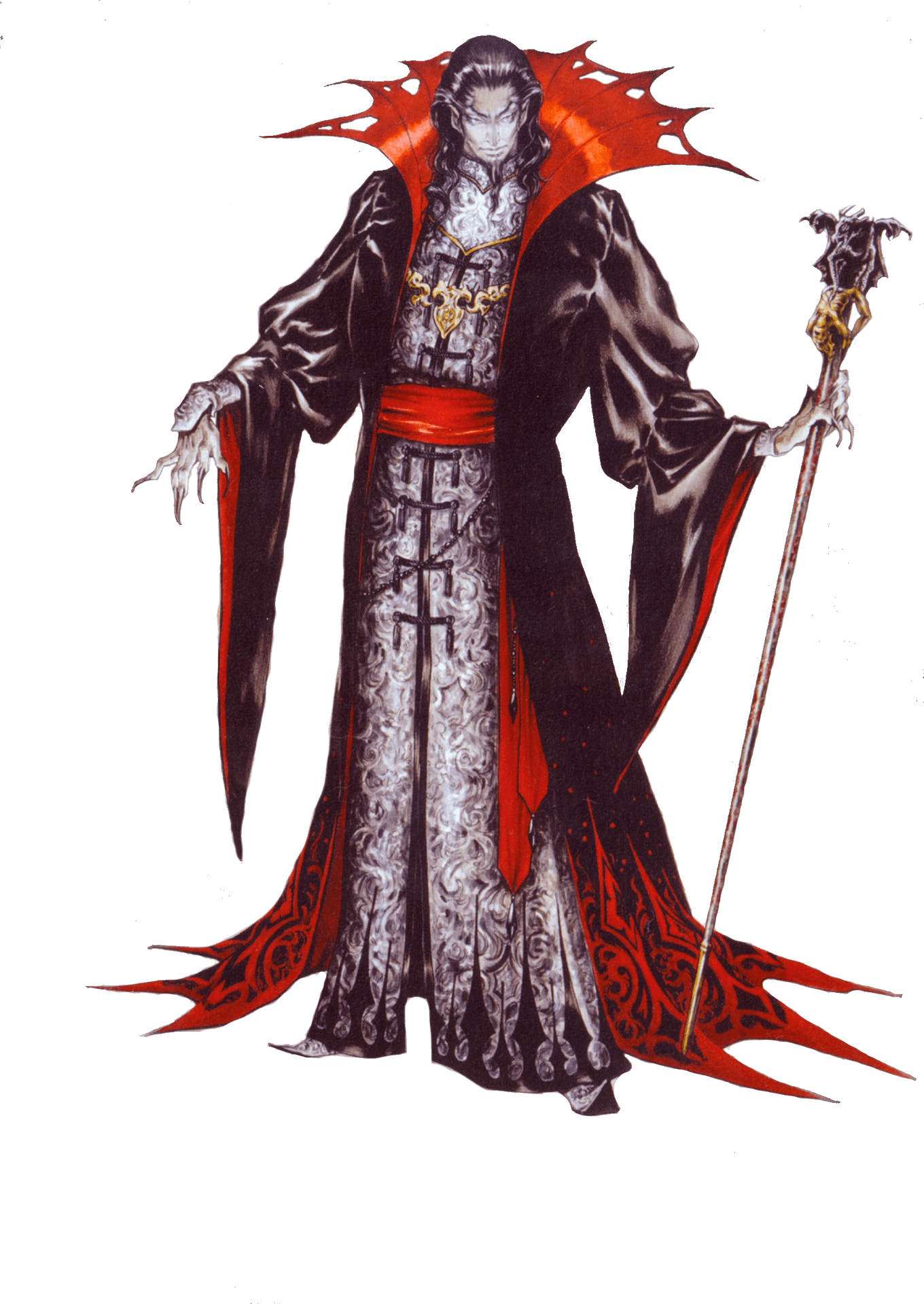 Gothic Dracula Illustration PNG image