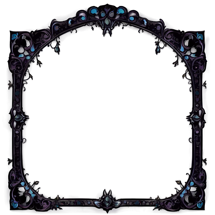 Gothic Fancy Frame Png Jes98 PNG image