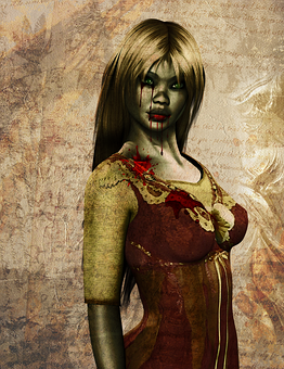 Gothic Fantasy Artwork Woman PNG image